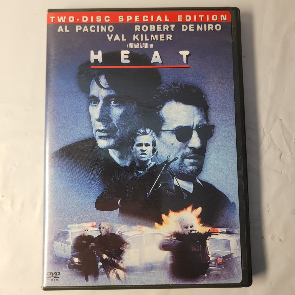 Warner Bros Heat DVD Al Pacino Robert De Niro Special Edition Crime Drama